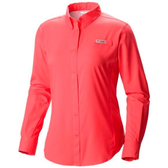 Columbia Women's PFG Tamiami L/S Shirt with Snaps